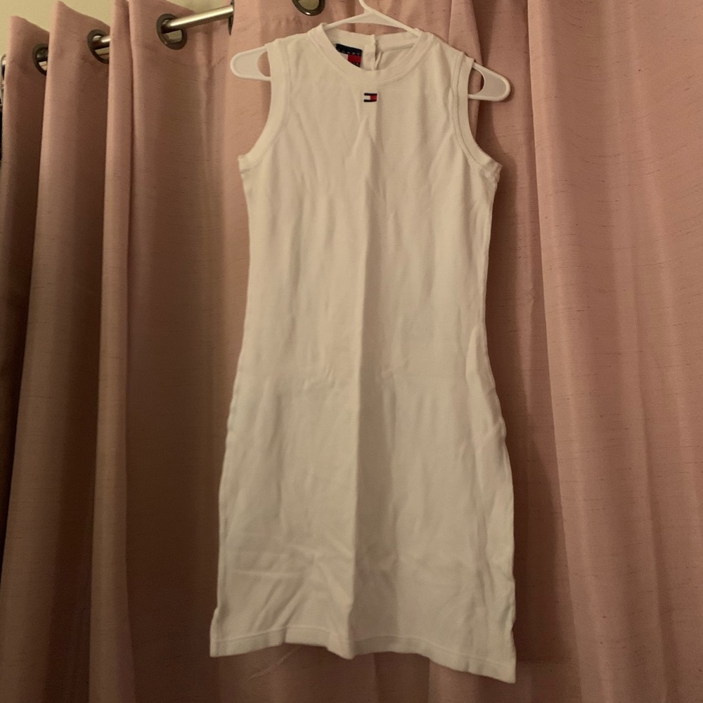Tommy Hilfiger Women’s White Sleeveless Dress-SM